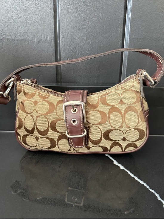 Coach Handbags - Rare USA Made Coach 6094 Signature Demi Y2K Baguette Bag